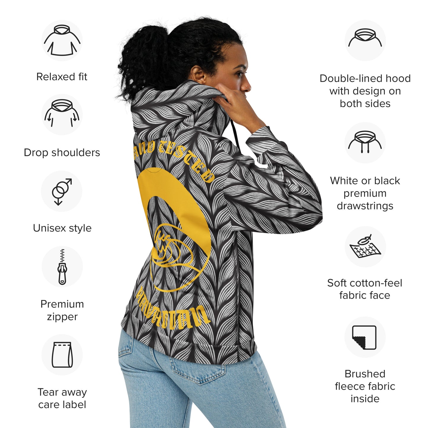 Unisex zip hoodie