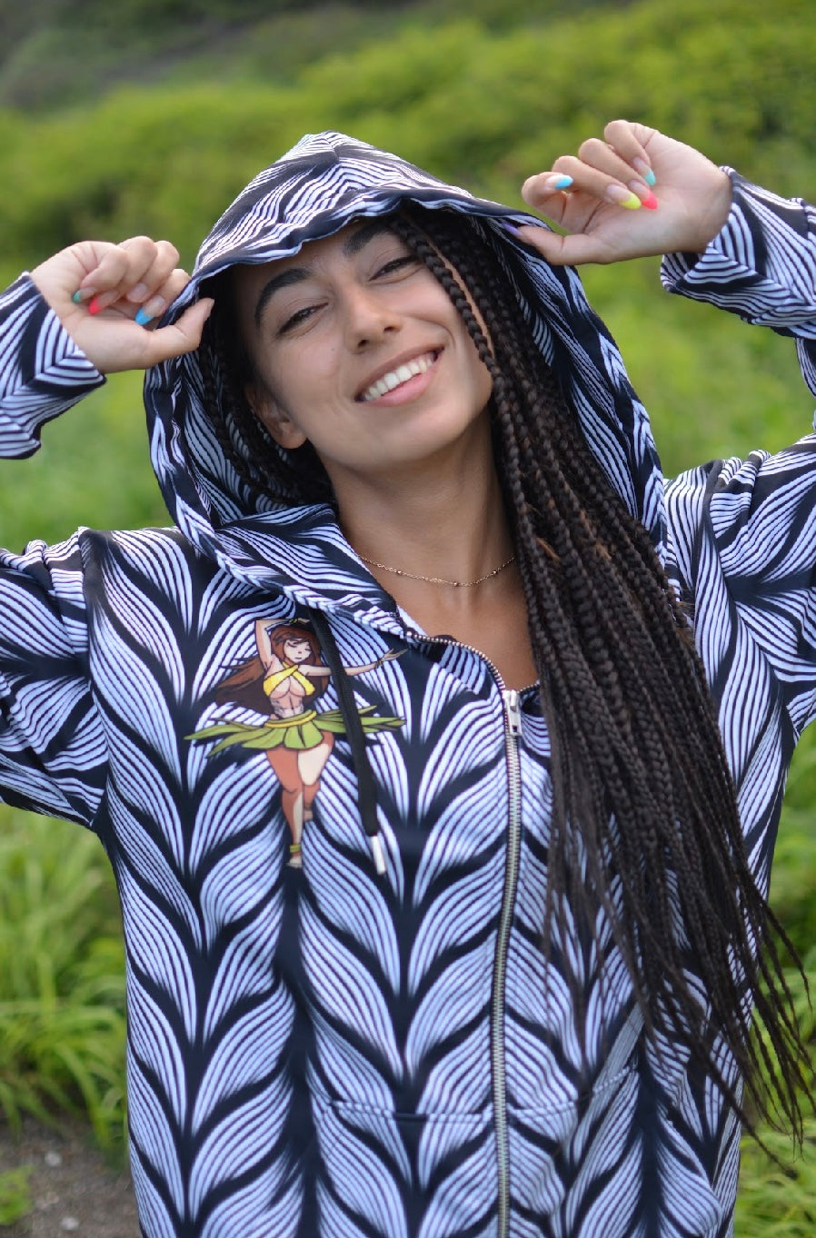 Unisex zip hoodie