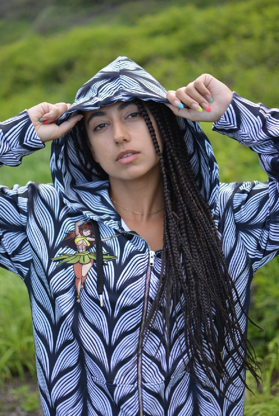 Unisex zip hoodie